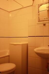 Koupelna v ubytování Mozaik Apartman