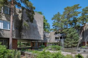 Budova, kde se aparthotel nachází