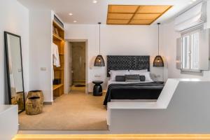 Cama o camas de una habitación en Arotron Santorini