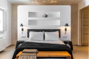 Cama o camas de una habitación en Arotron Santorini