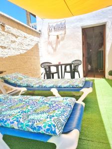 Χώρος καθιστικού στο Casita La biznaga