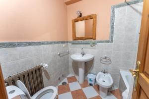 Koupelna v ubytování Hotel Rincón Castellano