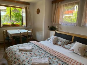 Postel nebo postele na pokoji v ubytování Penzion Petra