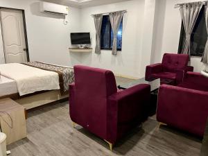 TV a/nebo společenská místnost v ubytování Hotel Jeet Paradise
