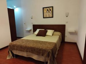 1 dormitorio con 1 cama grande en una habitación en Aconchego do Lar en Geres