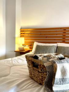 Postel nebo postele na pokoji v ubytování Taima Flats 4