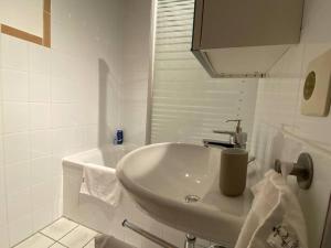 Koupelna v ubytování Hübsche Wohnung mit Balkon für 1-2 Personen - Einzelbetten + 21 fotografií