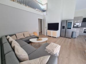 Kuchyň nebo kuchyňský kout v ubytování Ferienhaus am Bernsteinsee + 36 fotografií