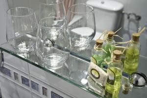 Nápoje v ubytování Uxarte -Alojamiento, restaurante y piscinas