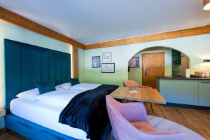 Posteľ alebo postele v izbe v ubytovaní Wellness Aparthotel "Lechlife" incl Pool - 400m zum LIFT
