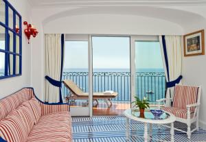 Area soggiorno di Il San Pietro di Positano