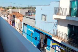 Pousada dos Anjos Sao Miguel Arcanjo tesisinde bir balkon veya teras