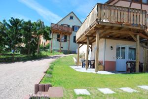 Budova, kde se bed and breakfast nachází