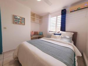 Postel nebo postele na pokoji v ubytování Akwatik Appart 150m de la plage