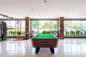 Biliár nebo kulečník v ubytování CK Resort Pattaya