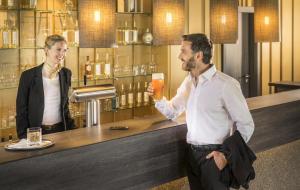 Nápoje v ubytování MYHOTEL München Olching