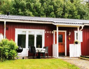 Garður fyrir utan Jojos Lodge