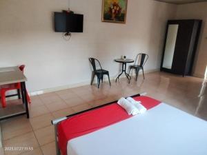 Hotel Bambu Kuning客房内的一张或多张床位