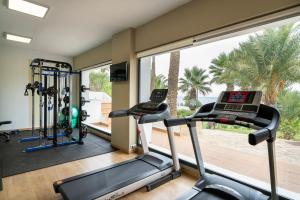 Fitness centrum a/nebo fitness zařízení v ubytování Parador de Mojácar