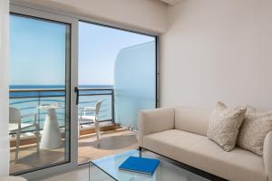 A seating area at Mediterranean Hotel