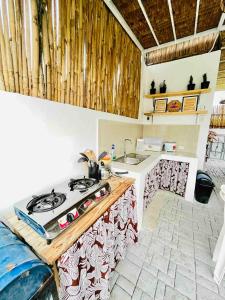 Virtuvė arba virtuvėlė apgyvendinimo įstaigoje Kaha Briones Family Guest House