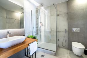 Koupelna v ubytování 4C Rethymno