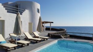 Бассейн в Abelomilos Exclusive Villa или поблизости