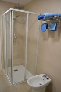 Ванная комната в apartamento centro oviedo el trasgu de foncalada