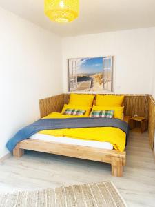 Postel nebo postele na pokoji v ubytování Beach Appartement