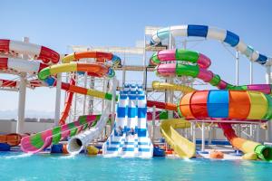 a water slide on a cruise ship at Movenpick Waterpark Resort & Spa Soma Bay in Hurghada