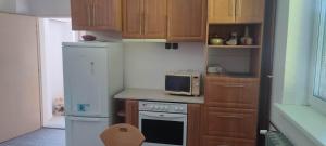 Kuchyň nebo kuchyňský kout v ubytování Apartmán Radim