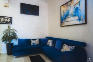 Χώρος καθιστικού στο Hotel Jibal Chaouen