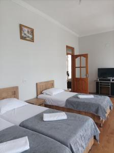 Postel nebo postele na pokoji v ubytování жули