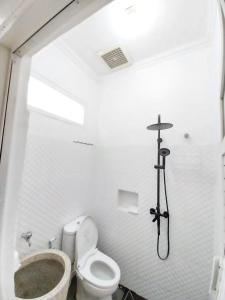 Koupelna v ubytování Guesthouse Hannia