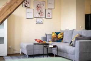 Posezení v ubytování Maracoon - Suite Studios Krefeld Uerdingen I 20 Min zur Messe