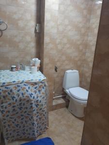 Koupelna v ubytování hotel in chiatura