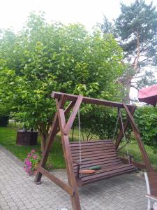 Zahrada ubytování Pokoje Sobie na Wyspie
