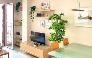 TV a/nebo společenská místnost v ubytování Apartamento centrico - catedral