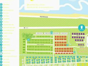 a site plan of a building with a map at 2 bed lodge sleeps 6 in Rhyl