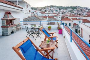 Balkón alebo terasa v ubytovaní Aggela Guesthouse