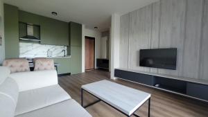TV a/nebo společenská místnost v ubytování Dulamerovic Hotel