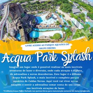 Πισίνα στο ή κοντά στο Piazza diRoma Flat - Com Acesso Livre ao diRoma Acqua Park Splash e Silde