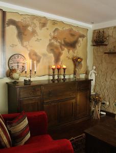 Oleskelutila majoituspaikassa Antik Apartment