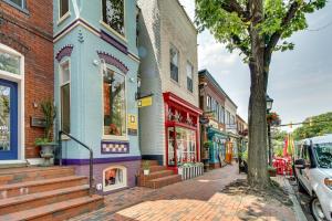 a street in a town with buildings at Charming Alexandria Vacation Rental in Old Town! in Alexandria