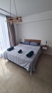 Una cama o camas en una habitación de Hermoso monoambiente en excelente ubicacion. Edificio nuevo!