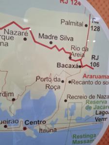 a map of the route of the exodus from jerusalem at Estúdio em Bacaxa in Saquarema
