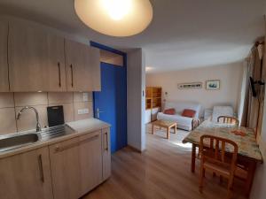 Majoituspaikan Studio Aussois, 1 pièce, 4 personnes - FR-1-508-290 keittiö tai keittotila