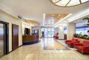 The lobby or reception area at Hotel San Michele