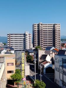 Nespecifikovaný výhled na destinaci Tottori nebo výhled na město při pohledu z hostelu