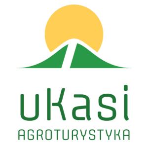 um logótipo para uma montanha com o sol ao fundo em Agroturystyka "U Kasi" em Ścinawka Górna